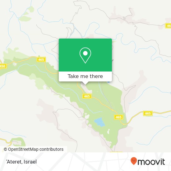 ‘Ateret map