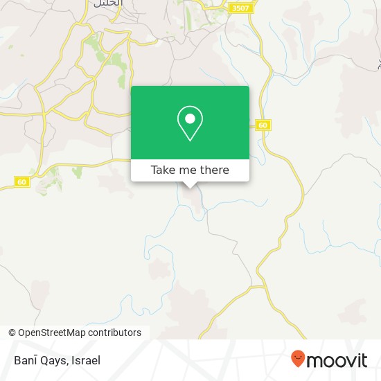 Banī Qays map