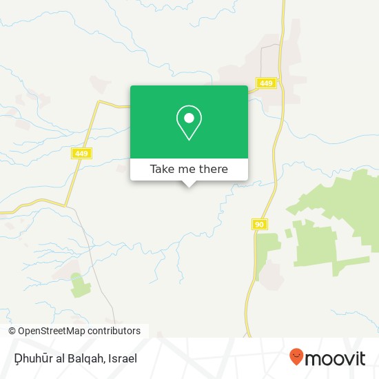 Карта Ḑhuhūr al Balqah