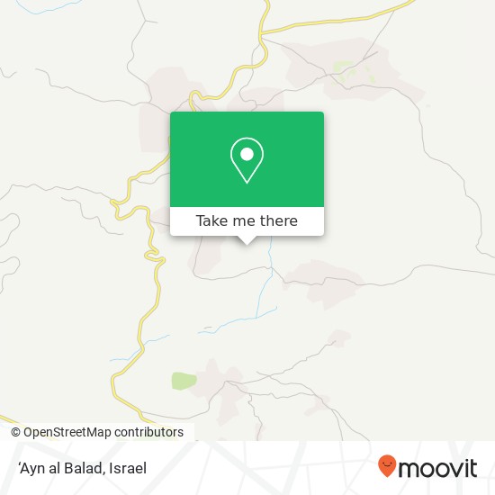 Карта ‘Ayn al Balad