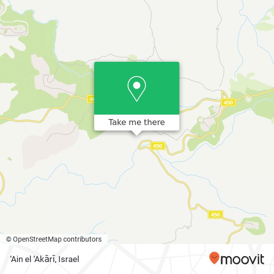 ‘Ain el ‘Akārī map