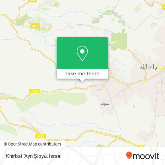 Khirbat ‘Ayn Şibyā map
