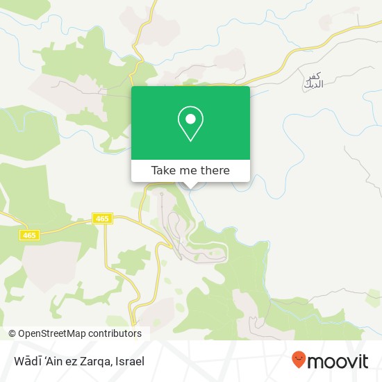 Карта Wādī ‘Ain ez Zarqa