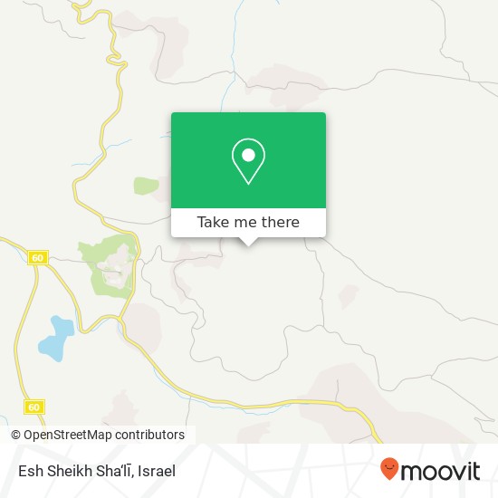 Карта Esh Sheikh Sha‘lī