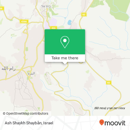 Ash Shaykh Shaybān map