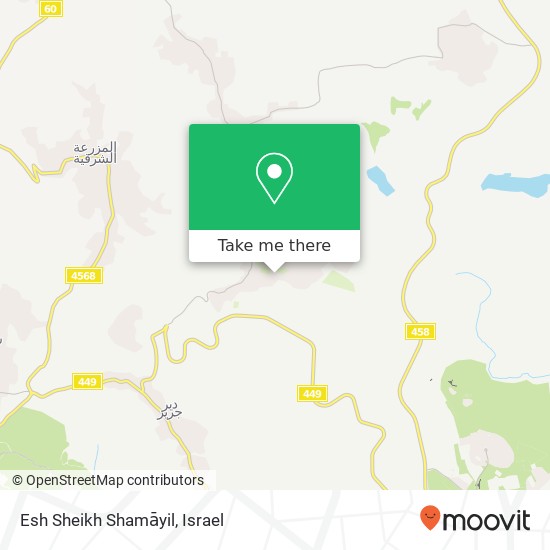 Esh Sheikh Shamāyil map
