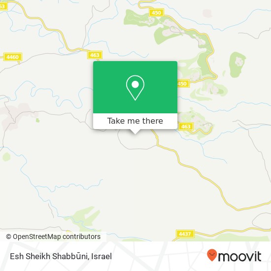 Карта Esh Sheikh Shabbūni