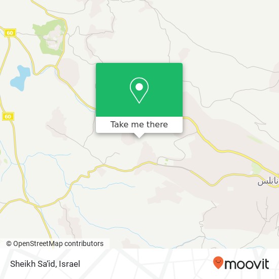 Sheikh Sa‘id map