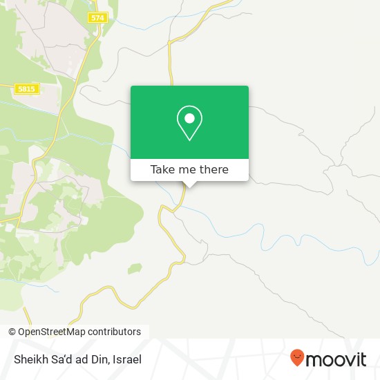 Sheikh Sa‘d ad Din map