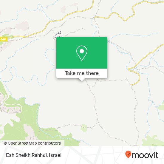 Esh Sheikh Rahhāl map