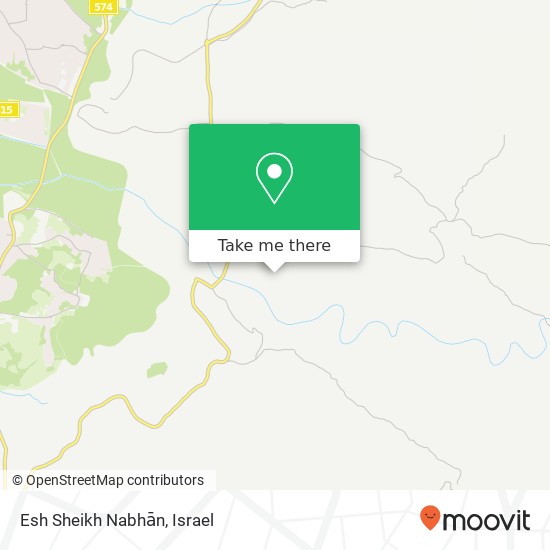 Esh Sheikh Nabhān map