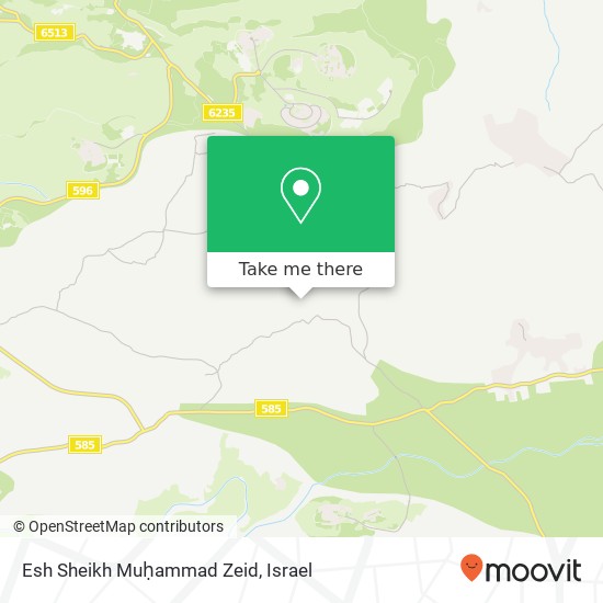 Esh Sheikh Muḥammad Zeid map