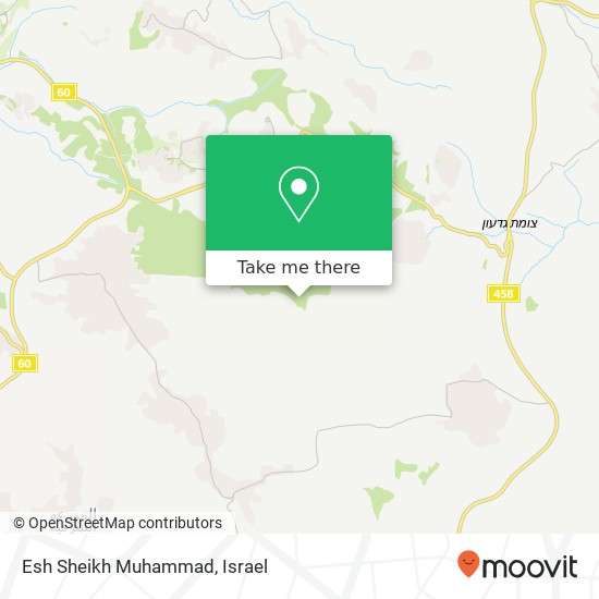 Карта Esh Sheikh Muhammad