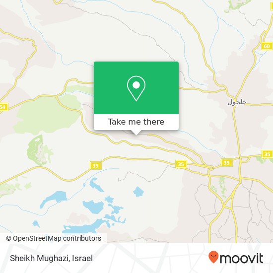 Sheikh Mughazi map