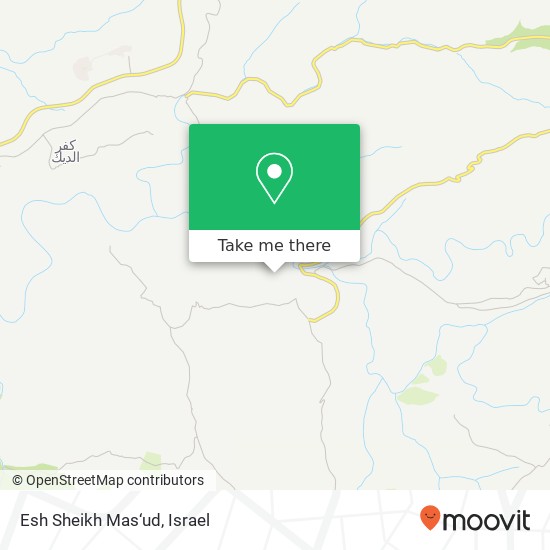 Esh Sheikh Mas‘ud map