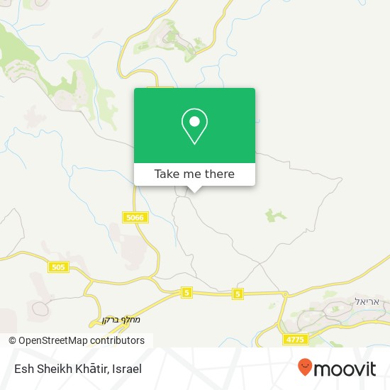 Карта Esh Sheikh Khātir