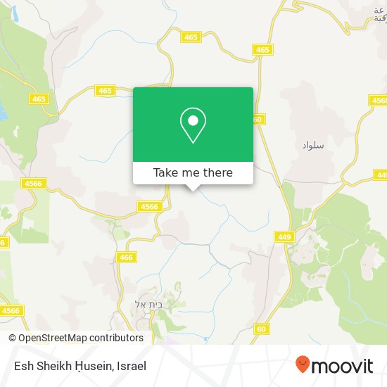 Карта Esh Sheikh Ḥusein