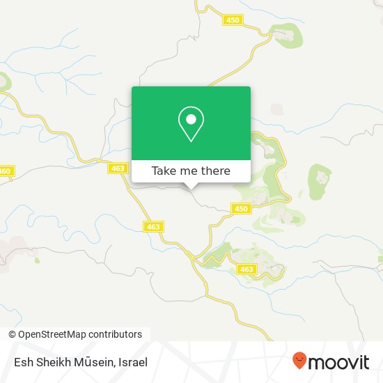 Карта Esh Sheikh Mūsein