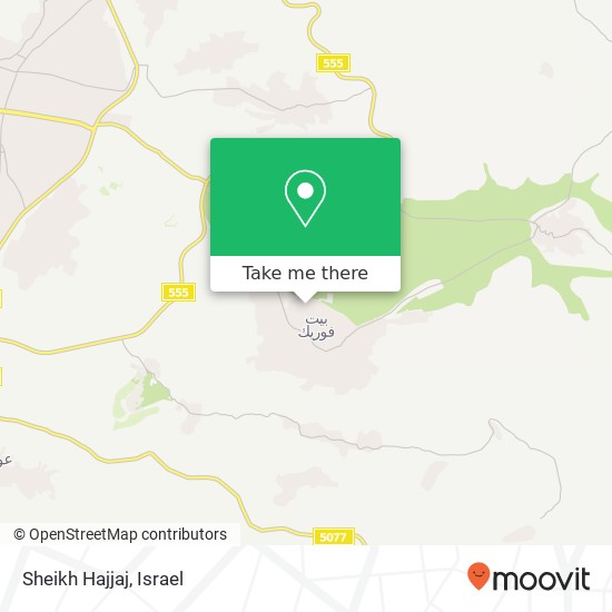 Карта Sheikh Hajjaj