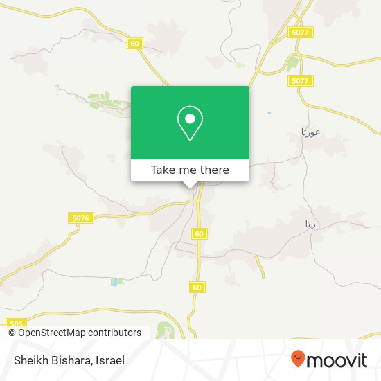 Sheikh Bishara map