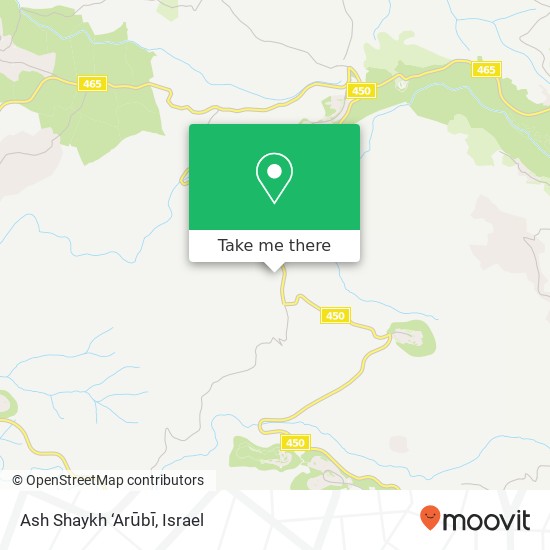Ash Shaykh ‘Arūbī map