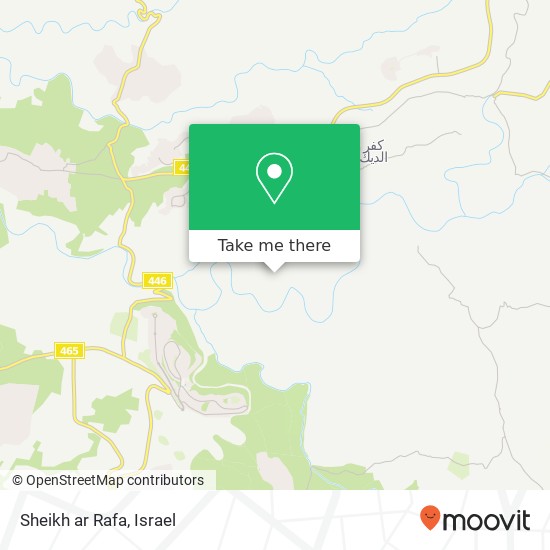 Sheikh ar Rafa map