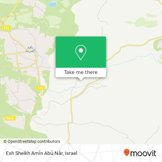 Карта Esh Sheikh Amīn Abū Nār