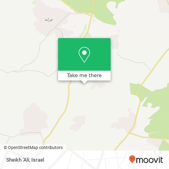 Sheikh ‘Ali map