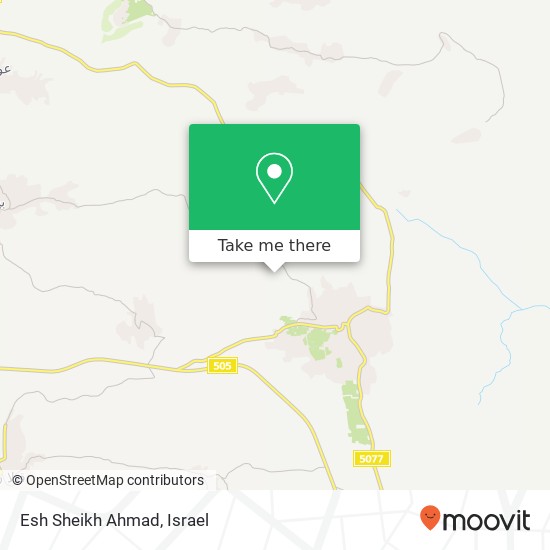 Esh Sheikh Ahmad map