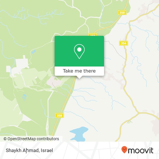 Shaykh Aḩmad map