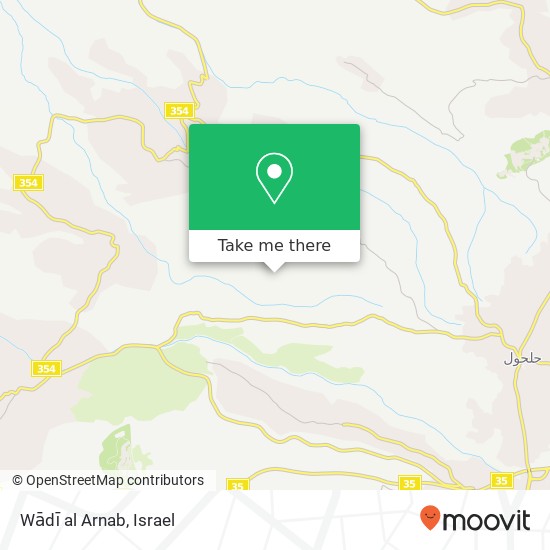 Wādī al Arnab map