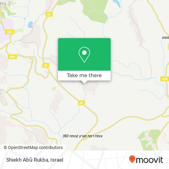 Shiekh Abū Rukba map