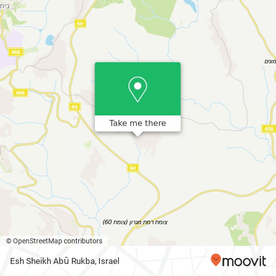 Карта Esh Sheikh Abū Rukba
