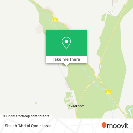 Карта Sheikh ‘Abd al Qadir