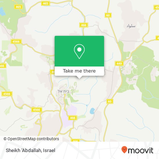 Sheikh ‘Abdallah map