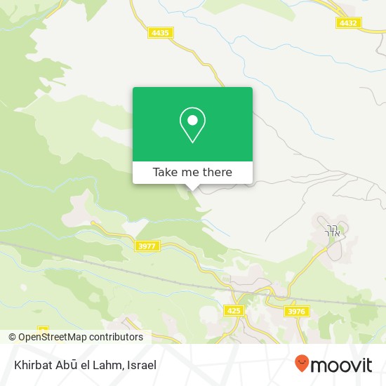 Khirbat Abū el Lahm map