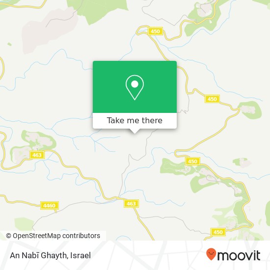 An Nabī Ghayth map