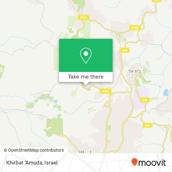 Карта Khirbat ‘Amuda