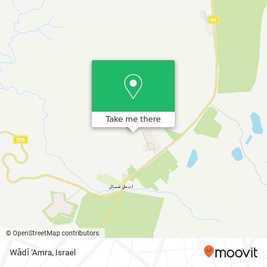 Wādī ‘Amra map