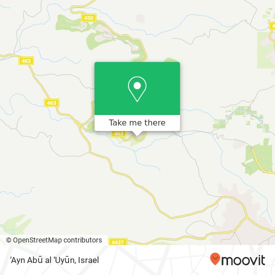 Карта ‘Ayn Abū al ‘Uyūn