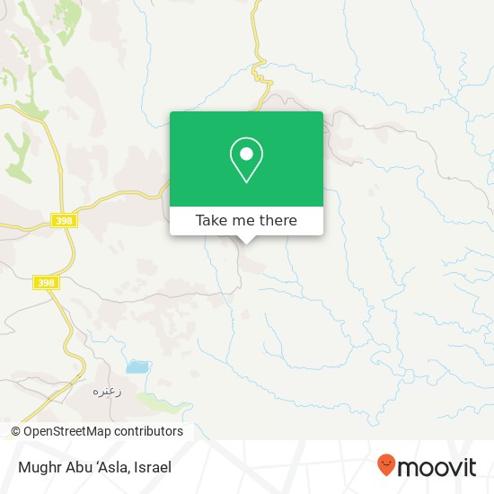 Mughr Abu ‘Asla map