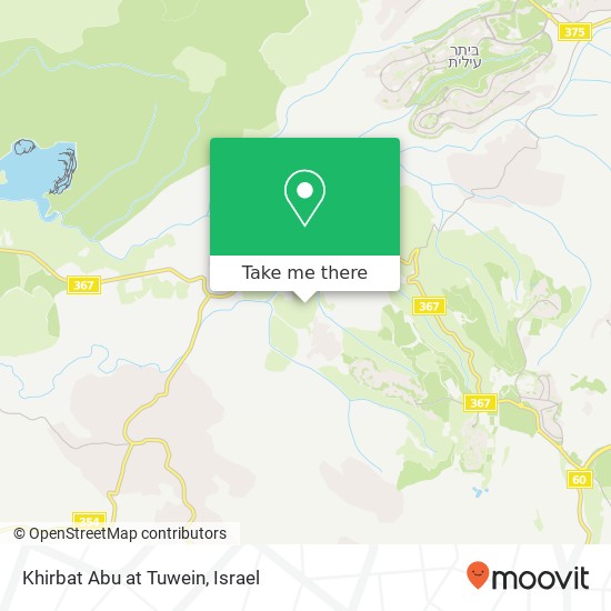 Khirbat Abu at Tuwein map