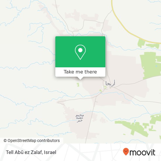 Tell Abū ez Zalaf map