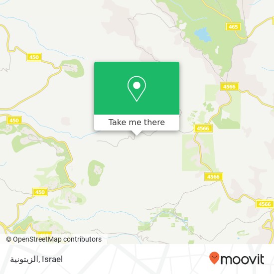 الزيتونية map