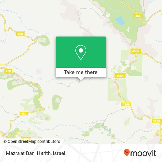Mazra‘at Bani Hārith map