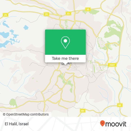 El Halil map