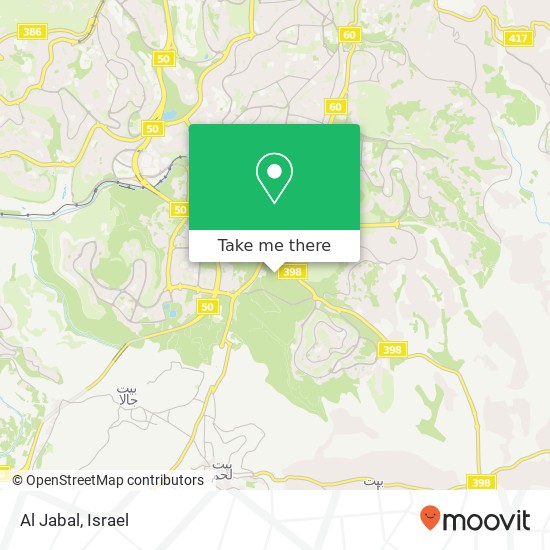 Al Jabal map
