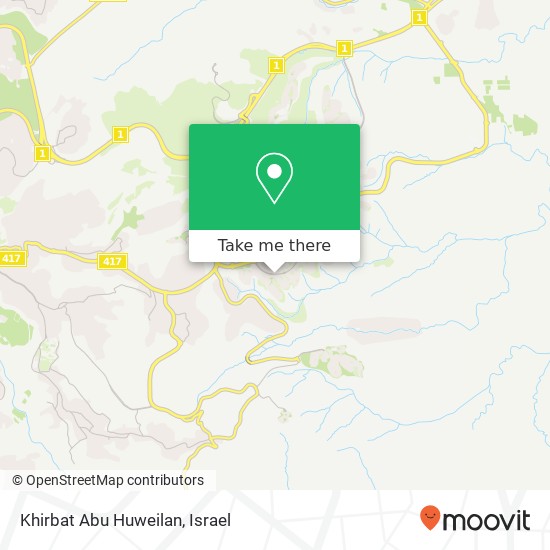 Карта Khirbat Abu Huweilan