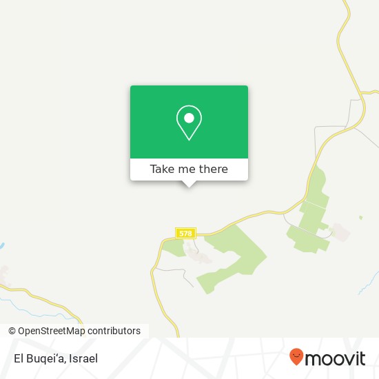 El Buqei‘a map