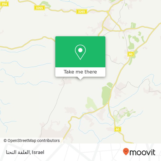 العلقة التحتا map